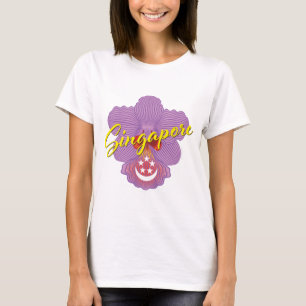 Singapore Patriot Orchid T-Shirt