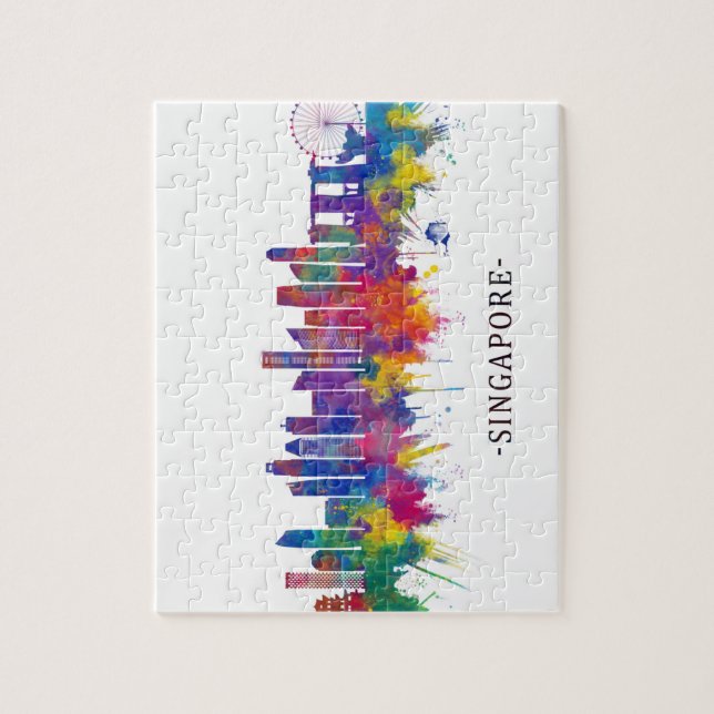 Singapore Skyline (Vertikal)