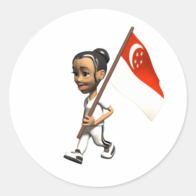 Singapore Sticker (Vorderseite)
