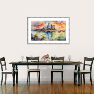 Singapour - Impression d'art archivistique