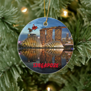 Singapour Ornement de Noël panoramique