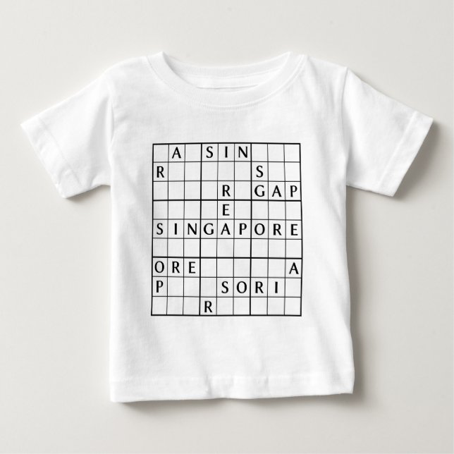 SINGAPUR BABY T-SHIRT (Vorderseite)