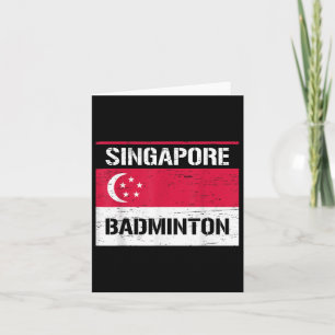 Singapur Badminton Team Badminton Karte