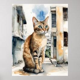Singapur Cat - Katalogkunst Poster