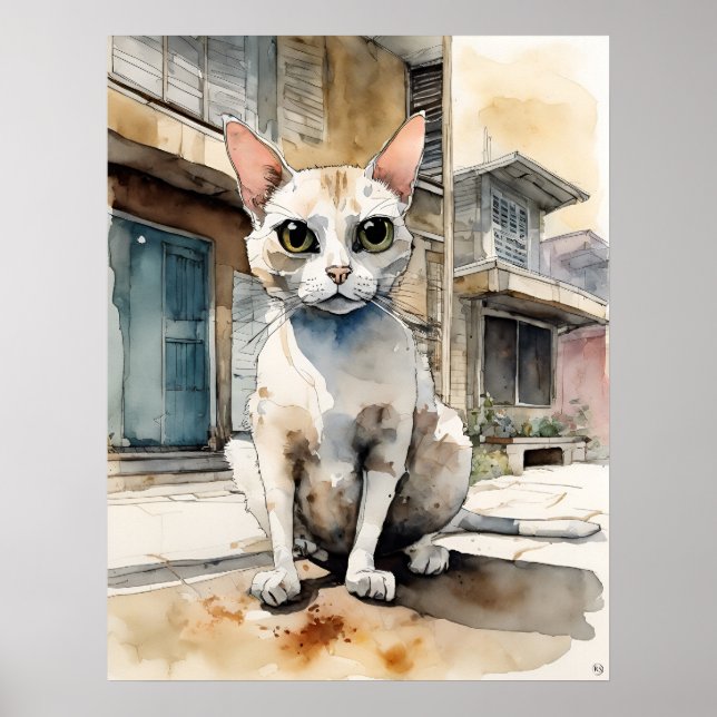 Singapur Cat - Katalogkunst Poster (Vorne)