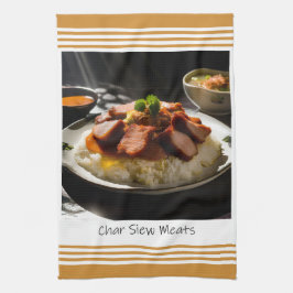 Singapur Char Siew Meats Küchentuch