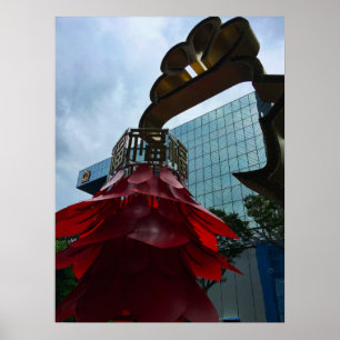 Singapur Chinatown Festive Laterne Poster