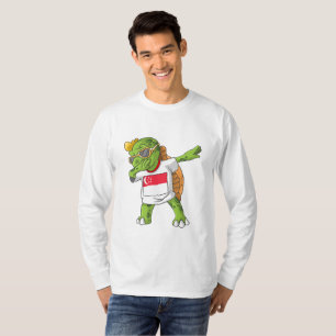 Singapur-Dabbing-Schildkröte T-Shirt