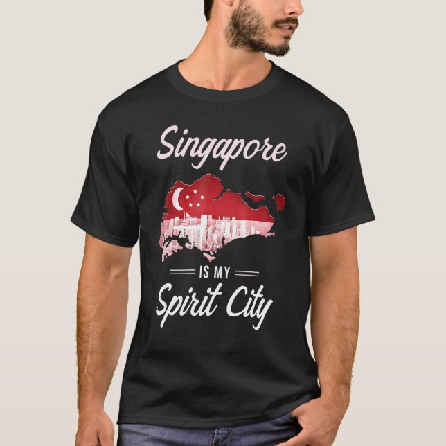 Singapur Design - Singapur ist mein Spirit City T-Shirt (Vorderseite)