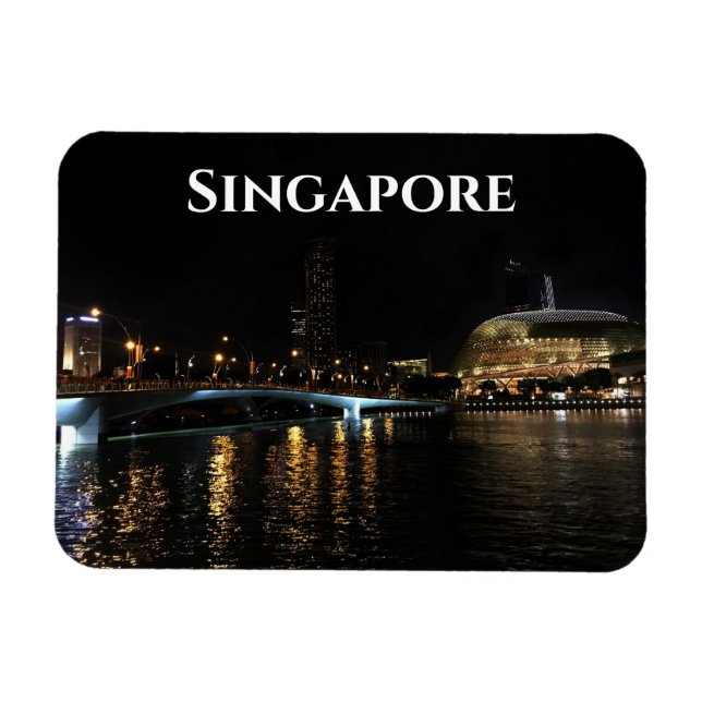 Singapur Esplanade Theater #1 Magnet (Horizontal)