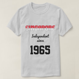 Singapur Flag Independence Celebration T-Shirt