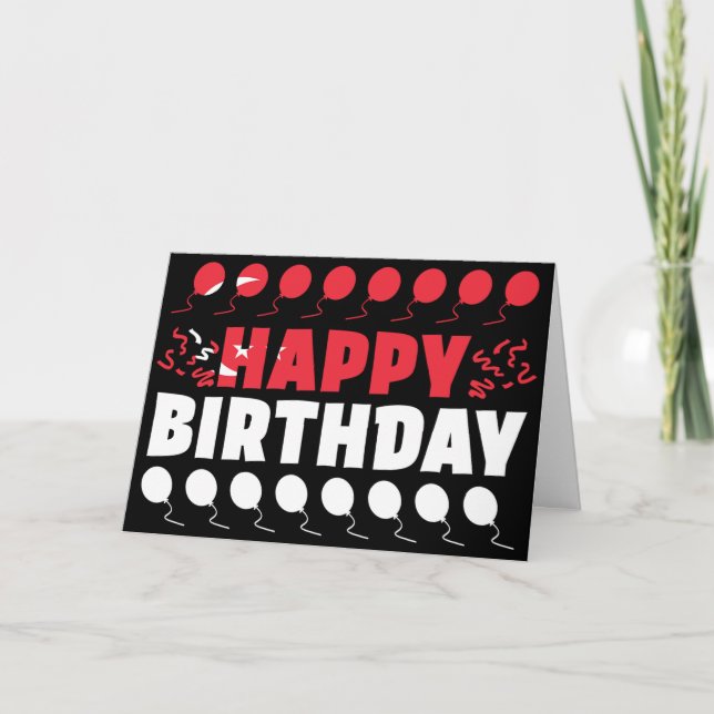 Singapur Flag Patriotic Birthday Karte (Vorderseite)