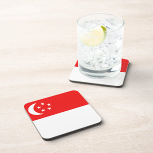 Singapur Flag Untersetzer