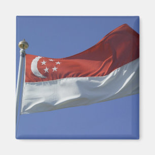 Singapur-Flagge Magnet