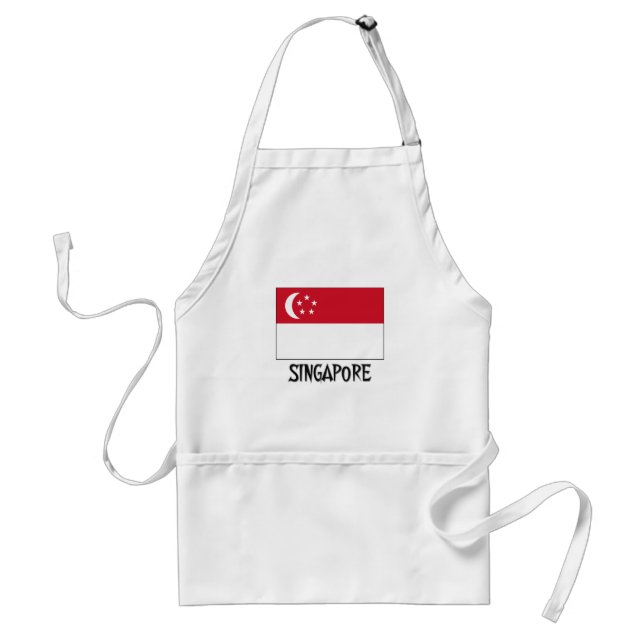 Singapur-Flagge Schürze (Vorne)