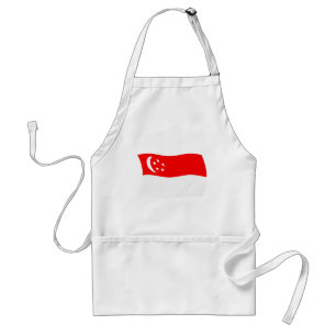 Singapur-Flagge-Schürze Schürze