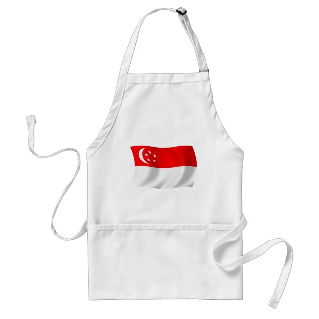 Singapur-Flagge-Schürze Schürze (Vorne)