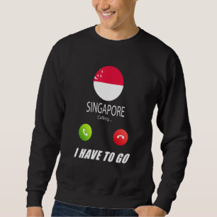 Singapur-Flagge Souvenir Singapur Ruft An Sweatshirt