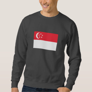 Singapur-Flagge Sweatshirt