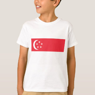 Singapur-Flagge T-Shirt