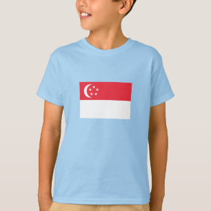 Singapur-Flagge T-Shirt