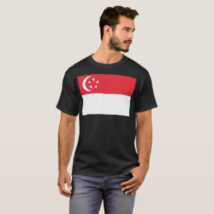 Singapur-Flagge T-Shirt