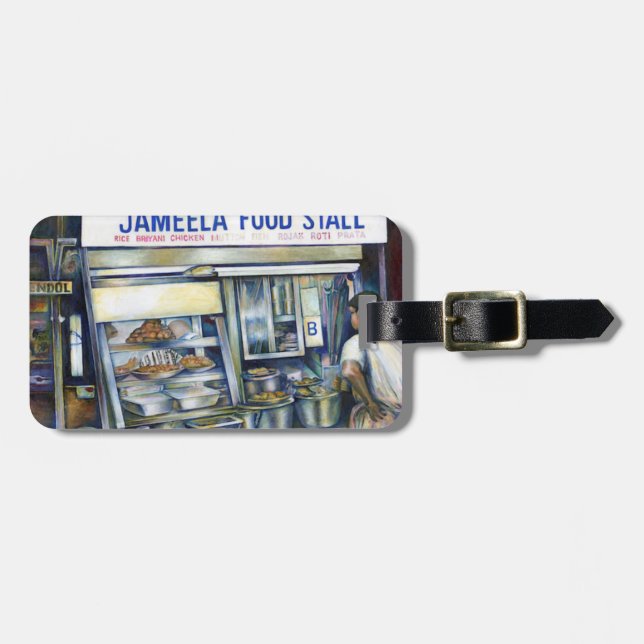 Singapur Gepäckanhänger (Vorderseite horizontal)