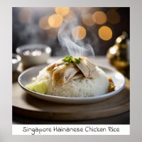 Singapur Hainanese Chicken Rice - Archival Print