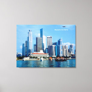 Singapur-Image für Canvas Print Leinwanddruck