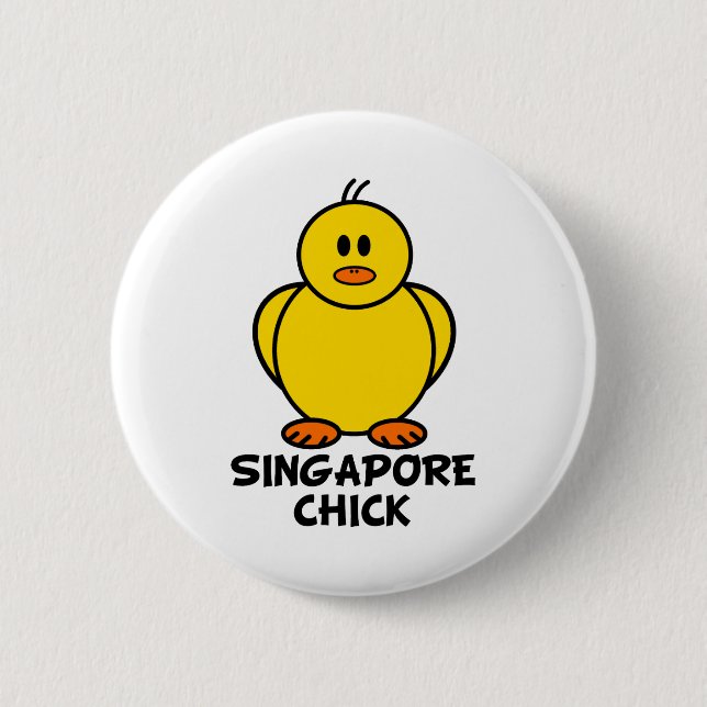 Singapur-Küken Button (Vorderseite)