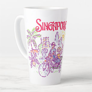 SINGAPUR Latte Tasse