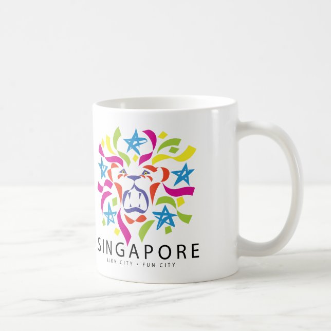 Singapur Lion City Tasse (Rechts)