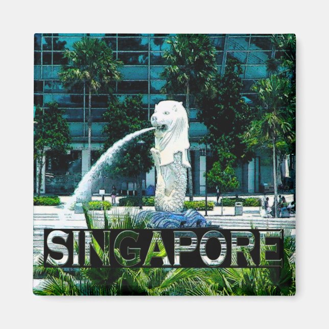 Singapur Magnet (Vorne)
