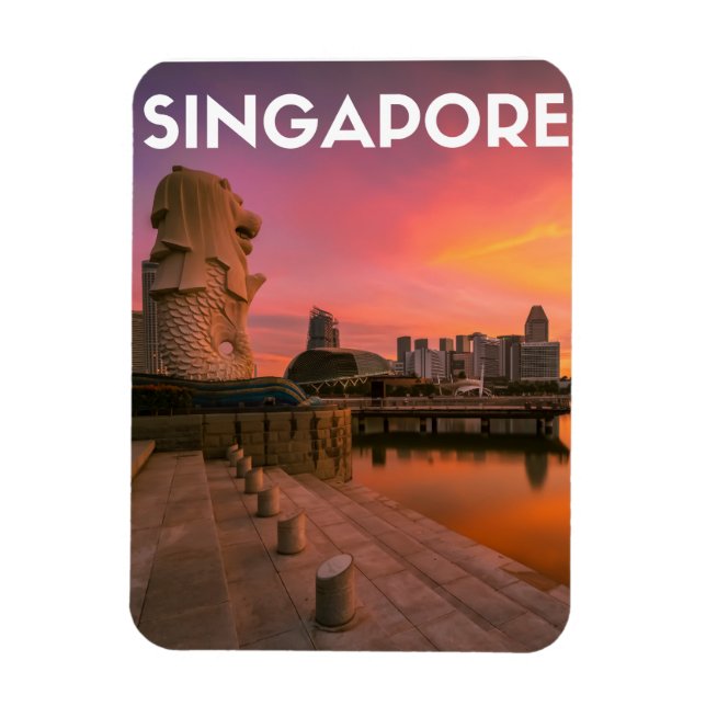 Singapur Magnet (Vertikal)