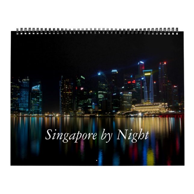 Singapur nach Nacht Kalender (Titelbild)