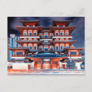 Singapur-Nacht Postkarte