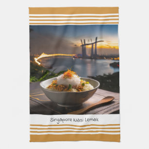Singapur Nasi Lemak Küchentücher