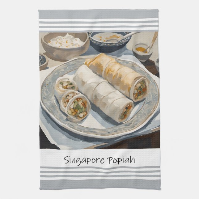 Singapur Popiah Kitchen Towel Geschirrtuch (Vertikal)