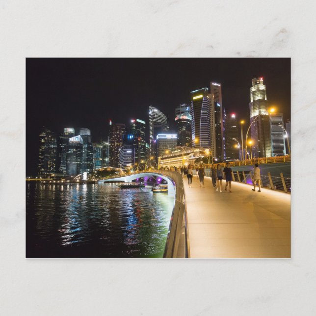 Singapur Postkarte (Vorderseite)