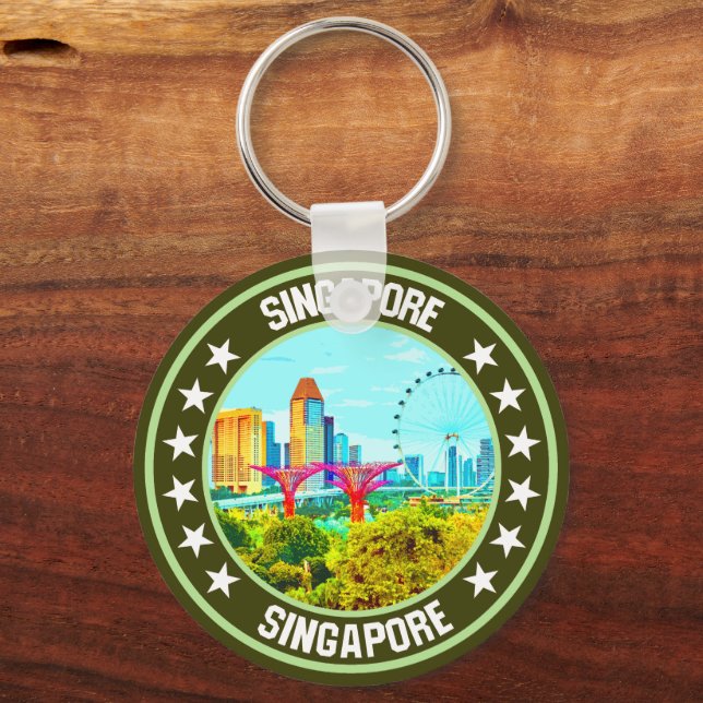 Singapur Schlüsselanhänger (Vorderseite)