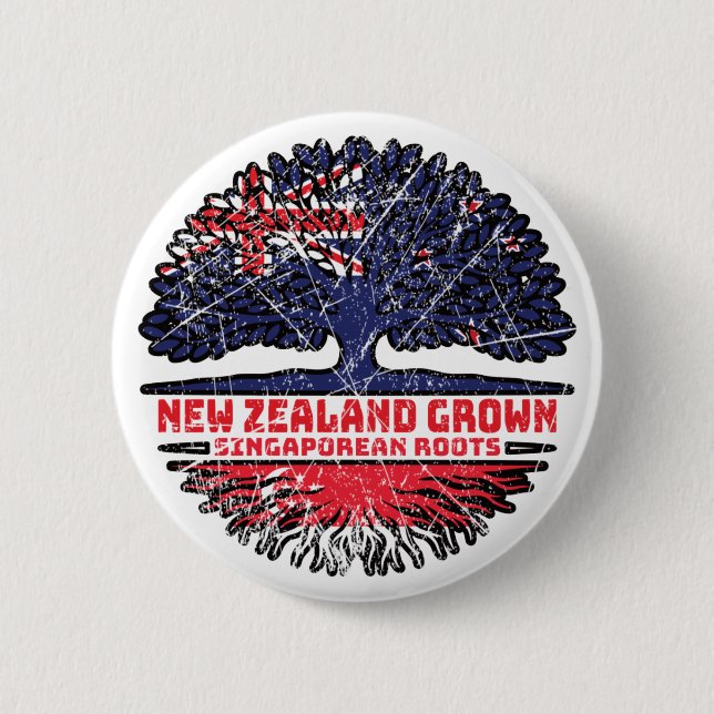 Singapur Singapur Singapur Neuseeland Button (Vorderseite)