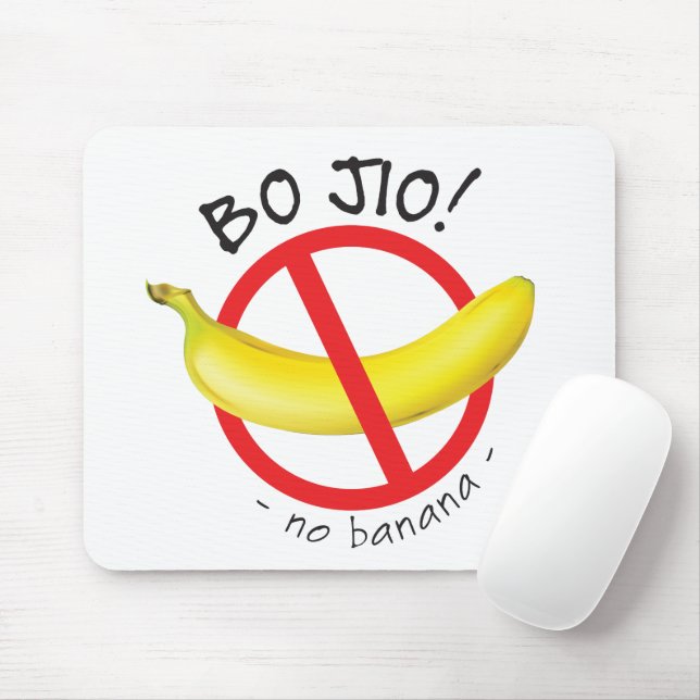 Singapur Singlish - Bo Jio - Keine Einladung, kein Mousepad (Mit Mouse)