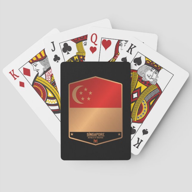 Singapur Spielkarten (Rückseite)
