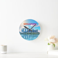 Singapur Stadt Retro-Skyline