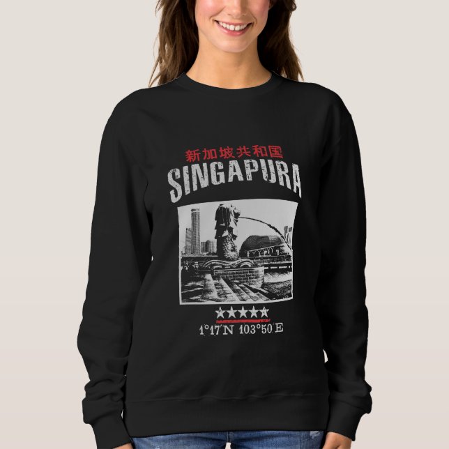 Singapur Sweatshirt (Vorderseite)