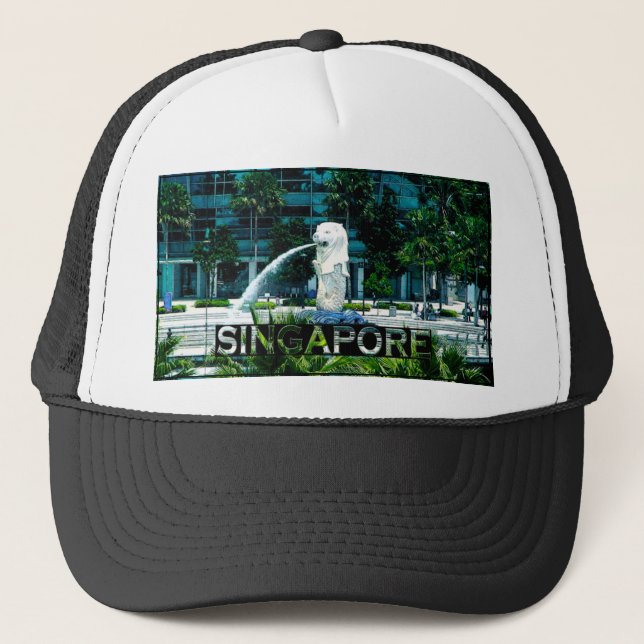 Singapur Truckerkappe (Vorderseite)