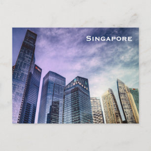 Singapur Vintage Tourismus Reise Postkarte