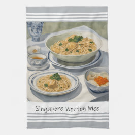 Singapur Wonton Mee Kitchen Handtuch