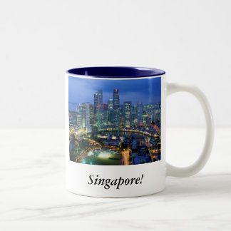 Singapur! Zweifarbige Tasse