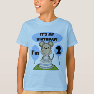 Singe Anniversaire Garçon 2e T-shirts et cadeaux